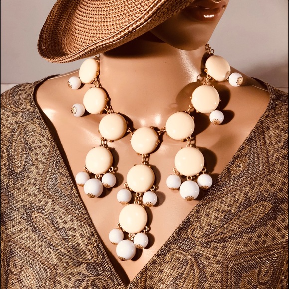 Statement Constellation Necklace, Ecru - Picture 4 of 7